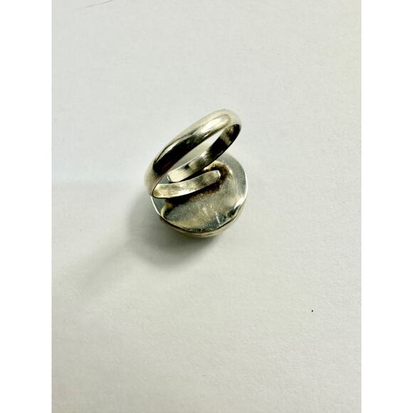 Tibetan Silver Ring Handmade Adjustable Boho‎ - Picture 4 of 5